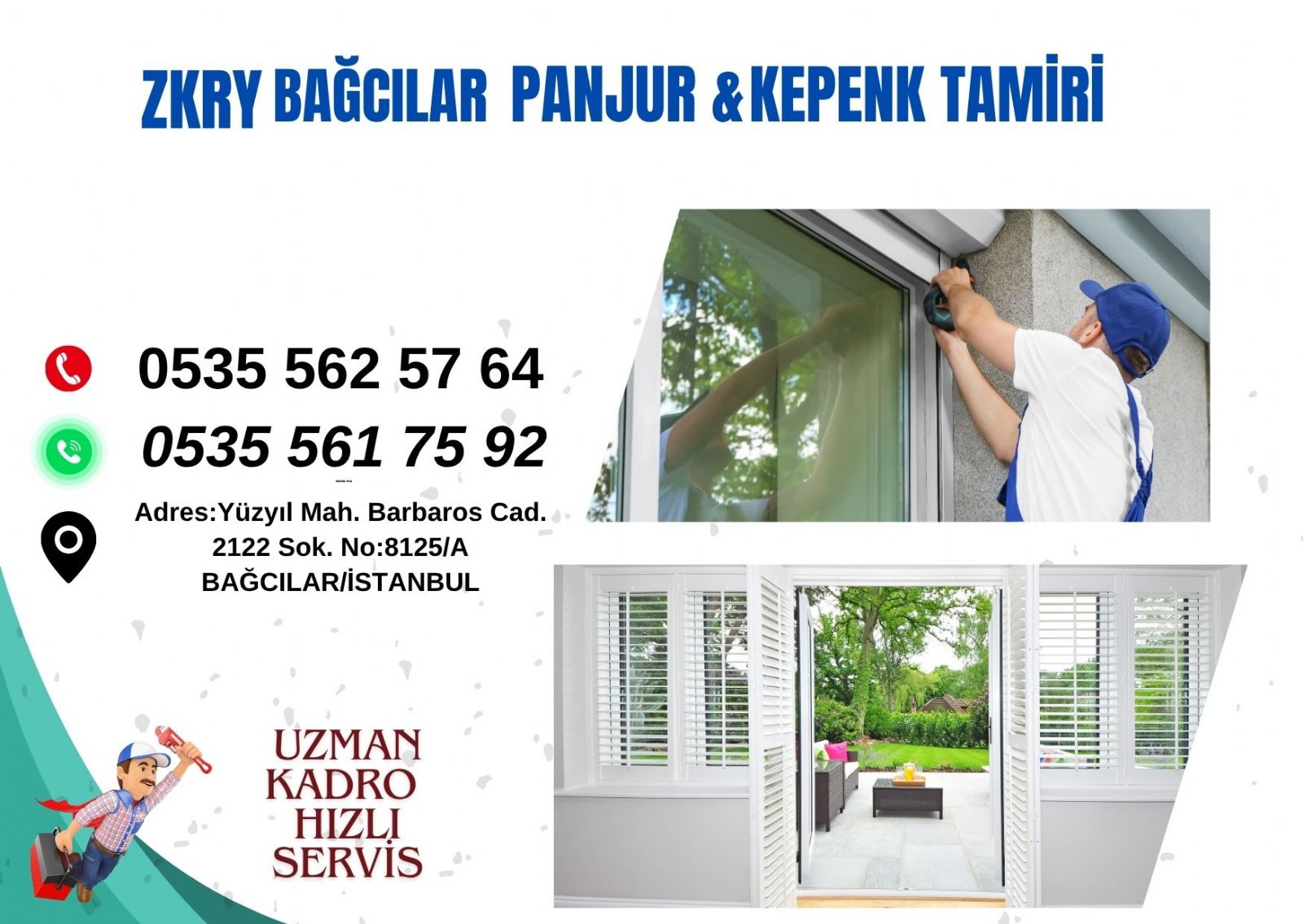 Bağcılar  Panjur Kepenk Tamiri